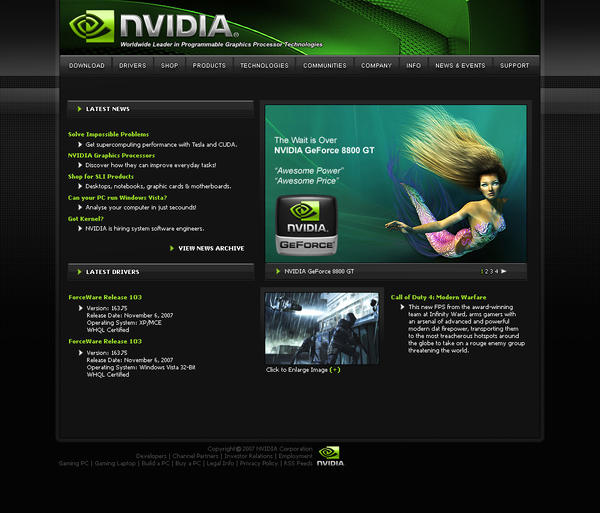 NVIDIA - v1.2 by edumicro by templateartists on DeviantArt