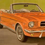 1965 Ford Mustang In Oil