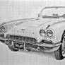 1962 Corvette Sketch