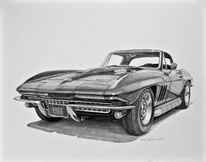 1966 Chevrolet Corvette Two Door Coupe Graphite