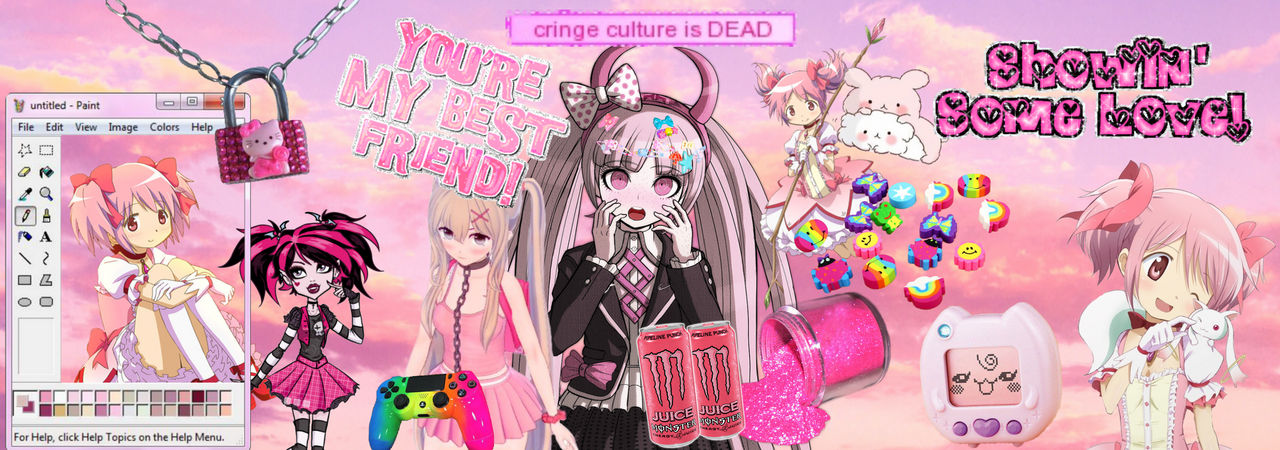 Pink Header by BLTdrawz on DeviantArt