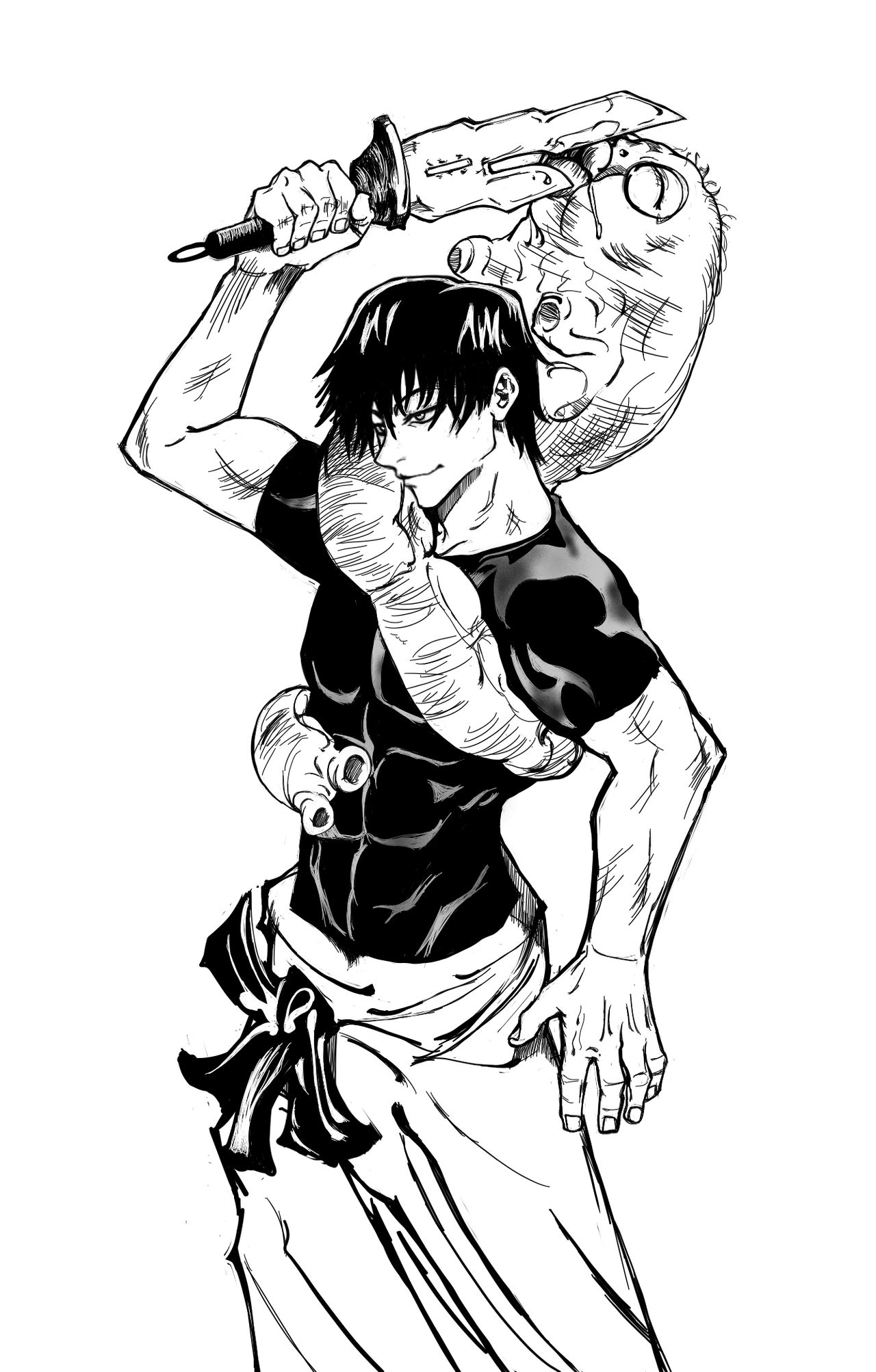 Toji Fushiguro by Sakurachan019 on DeviantArt