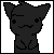 gray cat icon [gif]