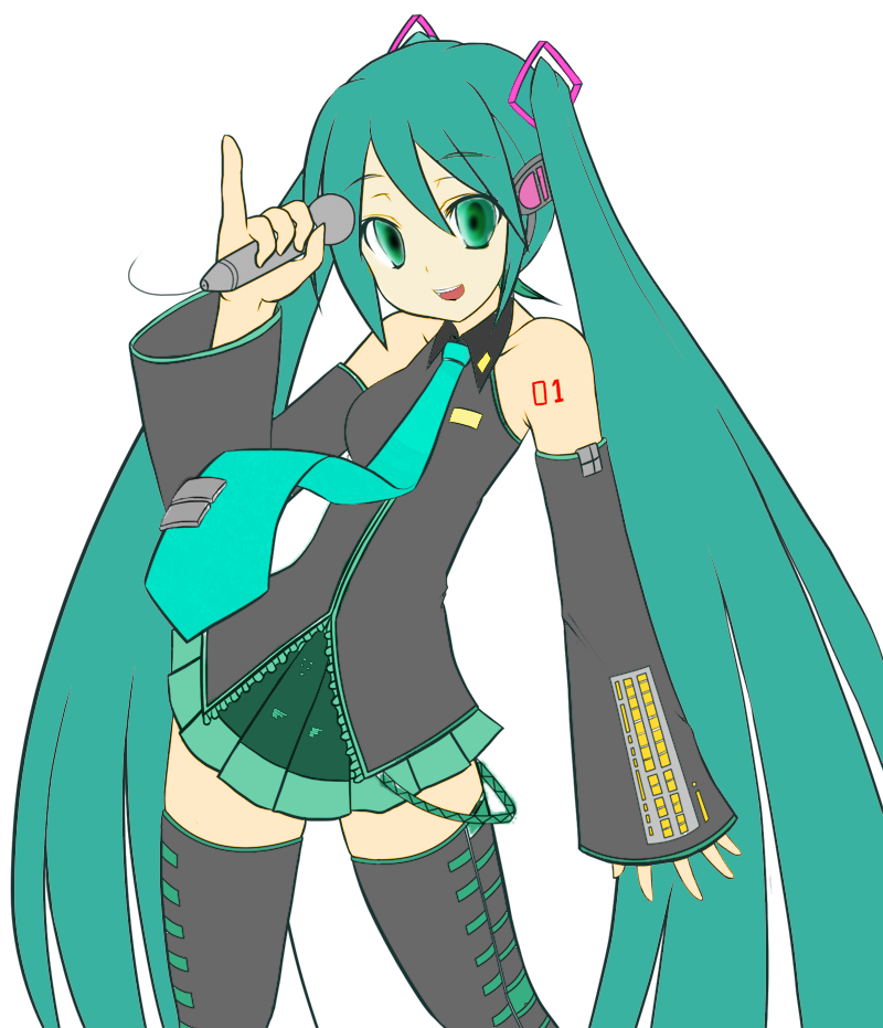 Lineart Miku