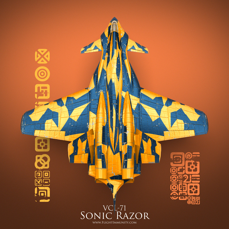 Sonic Razer RESTYLED: VCL-71 Sonic Razor by kozzzlove on DeviantArt