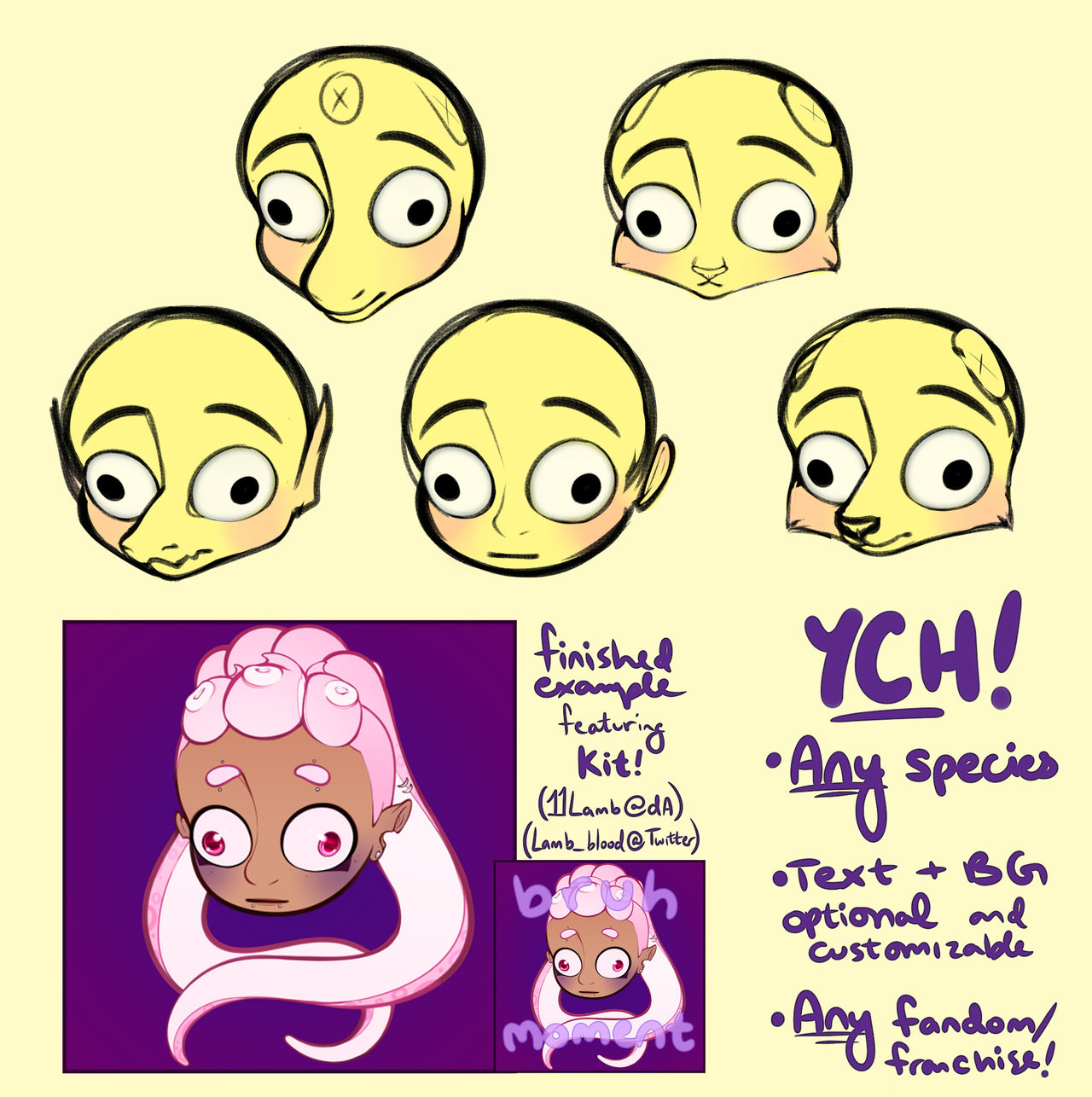 YCH - Cursed emojis - YCH.Commishes