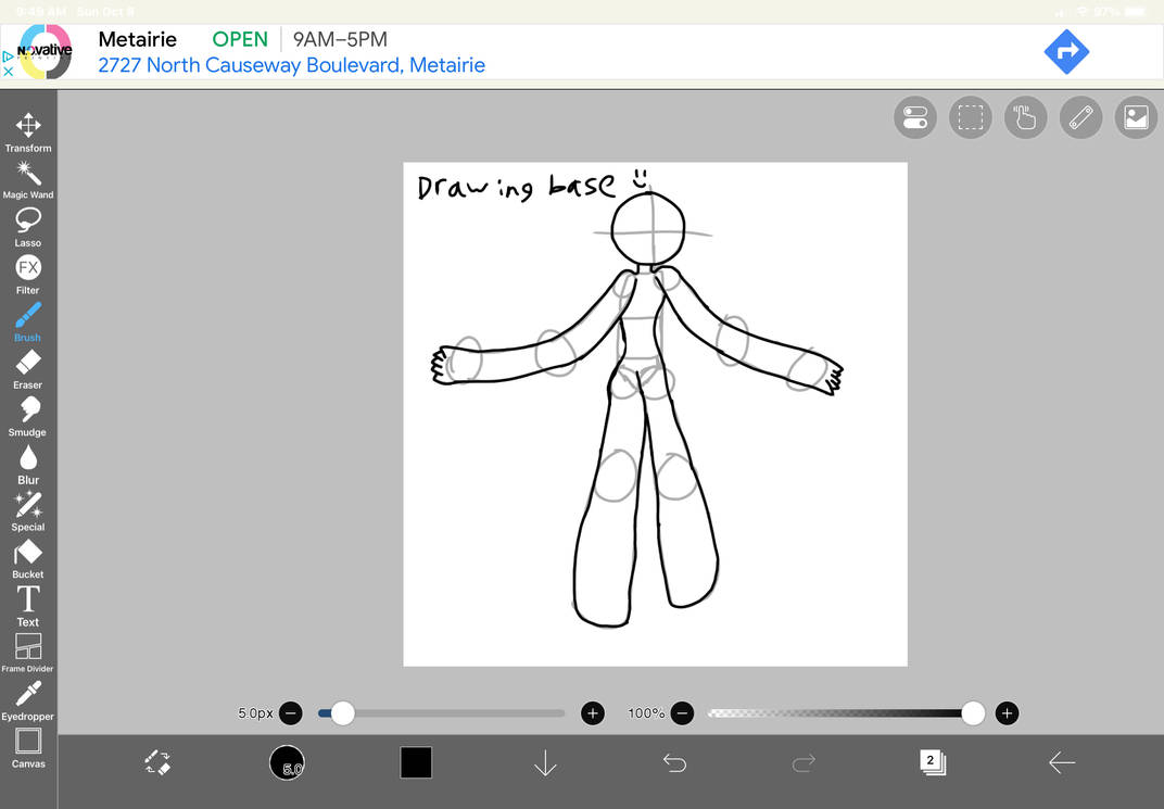 I made a drawing base by TalnamicForever on DeviantArt