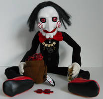 Billy the artful Saw Doll by GhoulieDollies