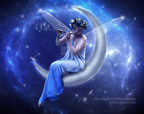 Moon Fairy by EnchantedWhispersArt on DeviantArt