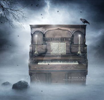 The Piano by EnchantedWhispersArt
