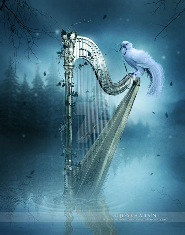 The Harp by EnchantedWhispersArt