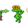 Sprite Family 7: Hoppepi, Skiptic, and Jumpkiss