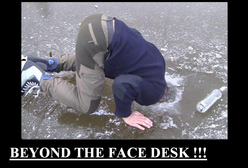 Beyond face desk MEME