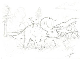 Triceratops acabado