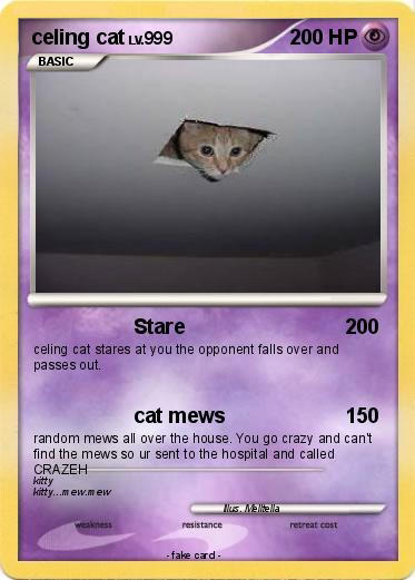 cat pokemon cards Nyan Cat Card - and card players everywhere are wishing this existed