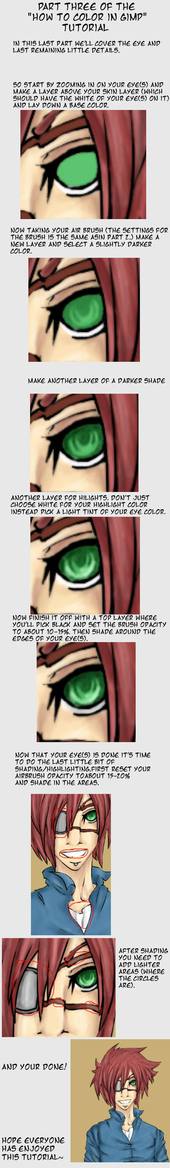 How to Color in GIMP Pt.3