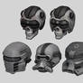 sci-fi helmet sketches