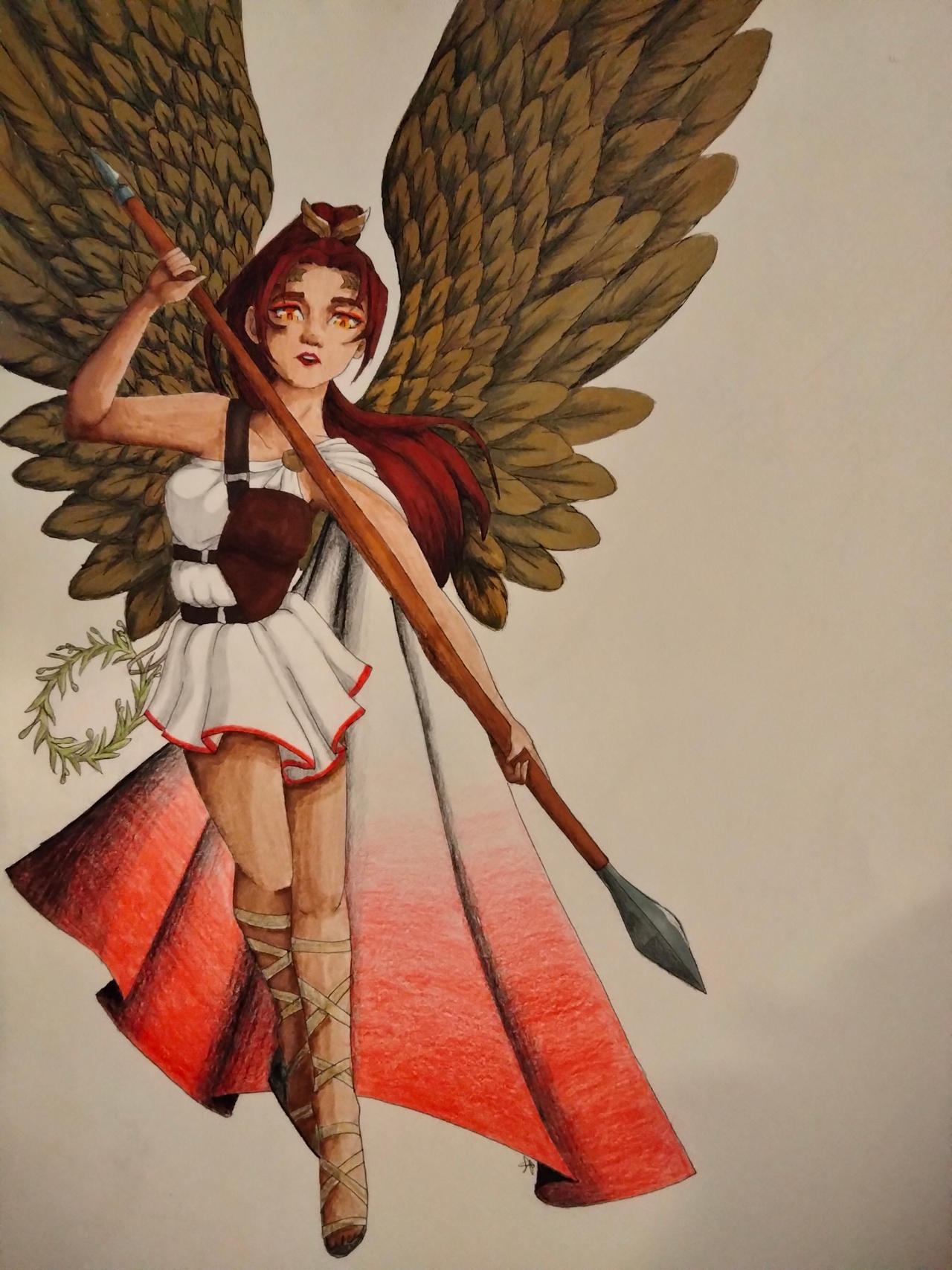 Nike, Goddess of Victory by LilCrimsonWitch on DeviantArt