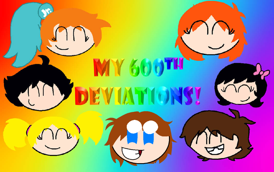 Ask 600 Deviantart 600th deviations Yay by JohnnyTheKan2009 on DeviantArt