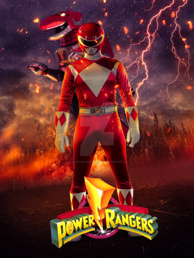 Red power ranger by OfficailJDesigns on DeviantArt