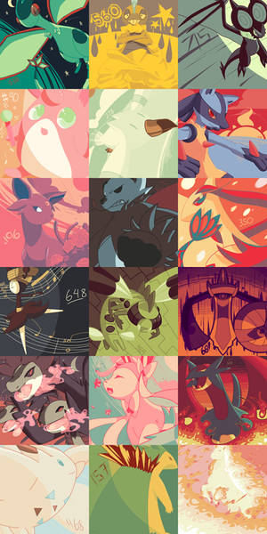 Pokemon Color Palette Thing