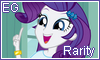 Equestria Girls Rarity stamp