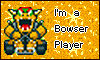 Super Mario Kart I'm a Bowser player stamp