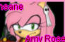 Insane Amy Rose Stamp