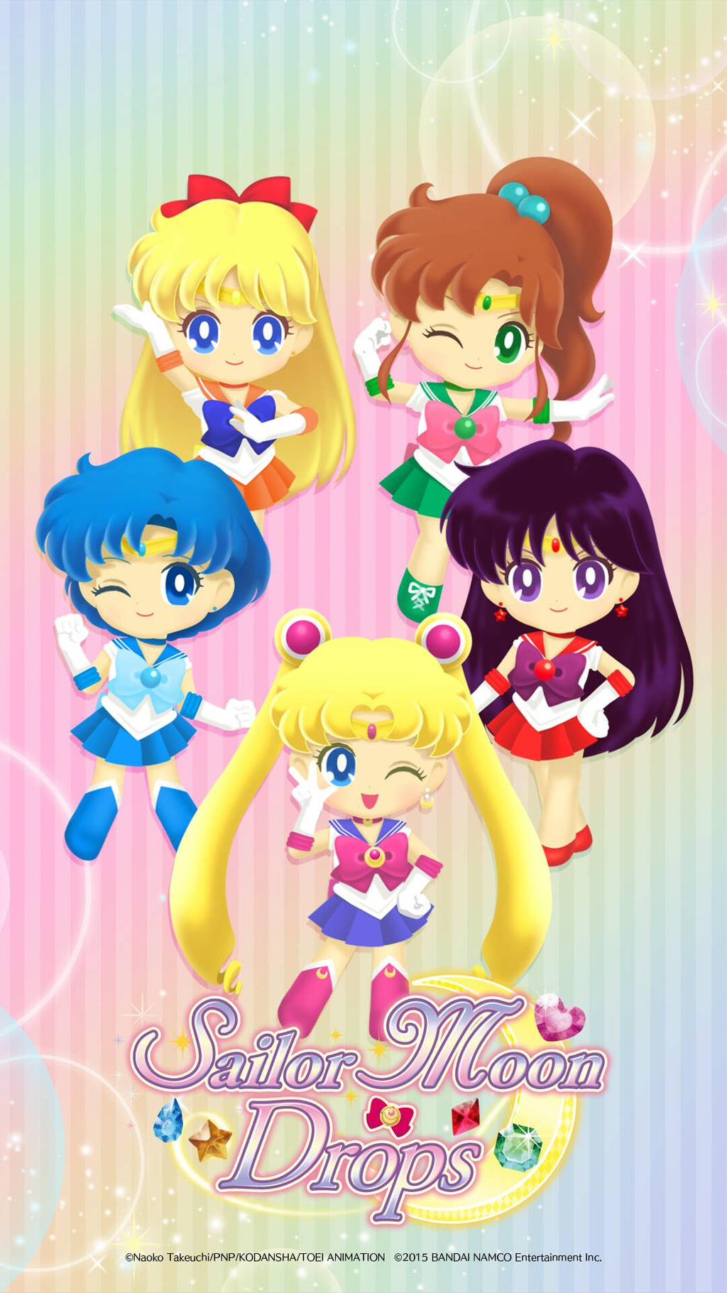 Sailor Senshi Sailor Moon Drops Wallpaper by NatouMJSonic on DeviantArt