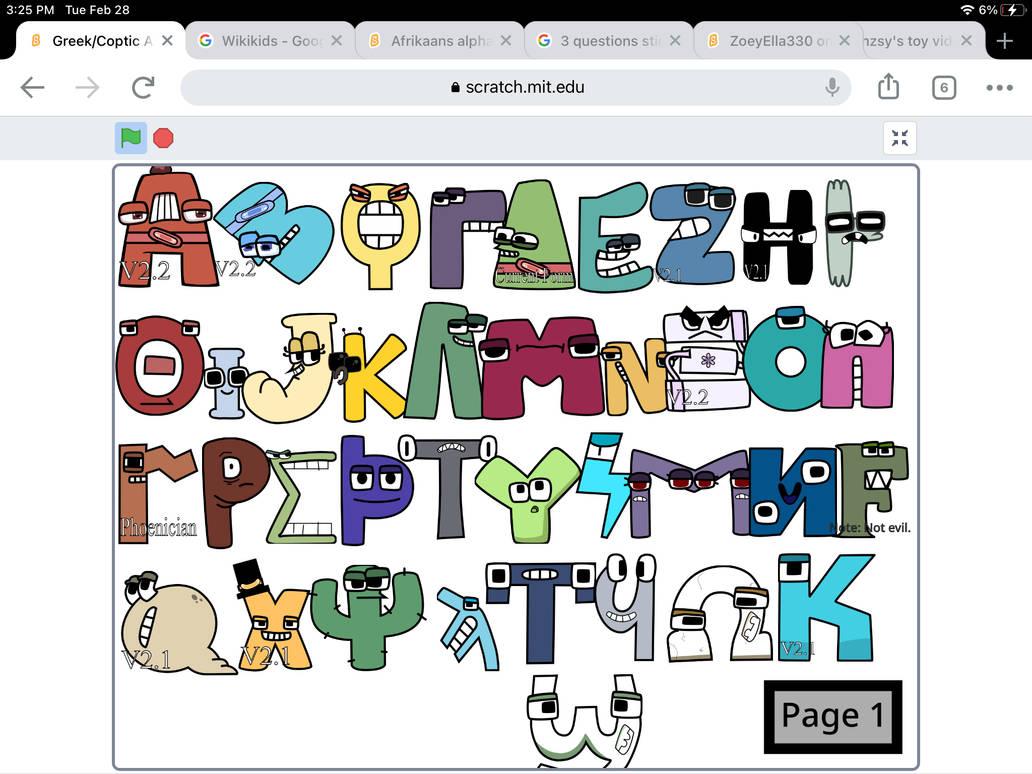 How To Make An Alphabet Lore Story On Scratch 