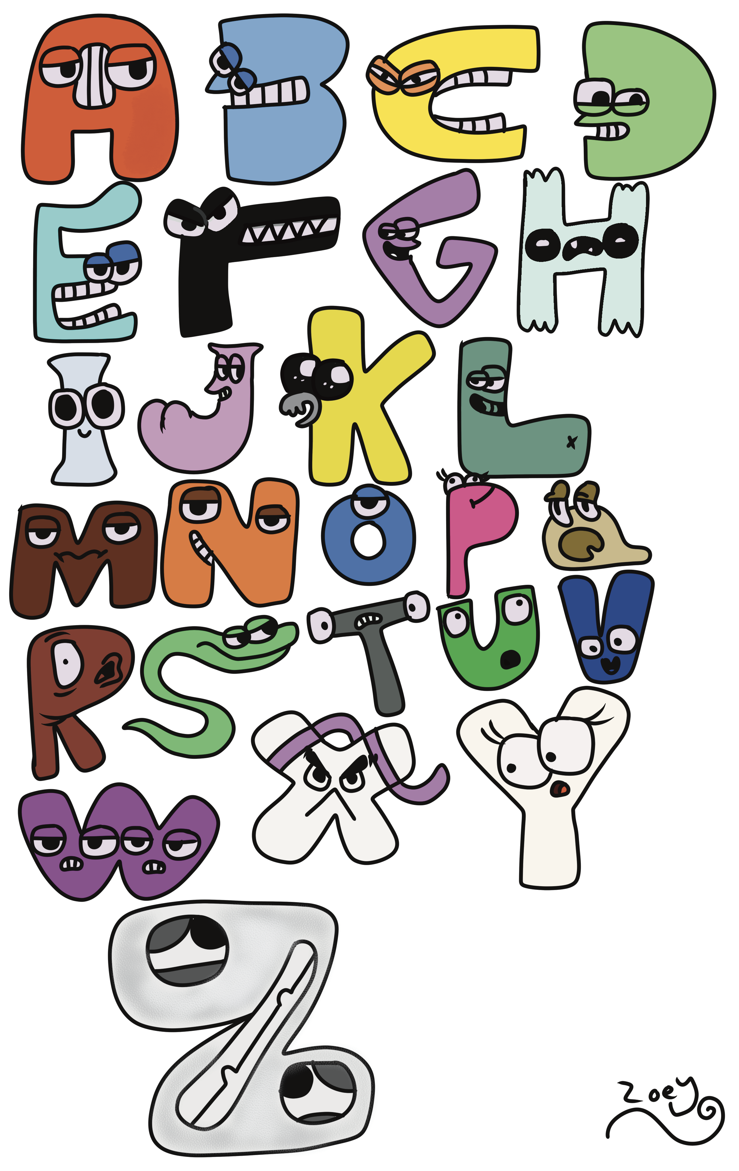 More alphabet lore comic by AxelPurpleAxolotl on DeviantArt