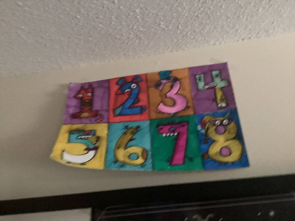 Numbers on my wall by Extranimals on DeviantArt