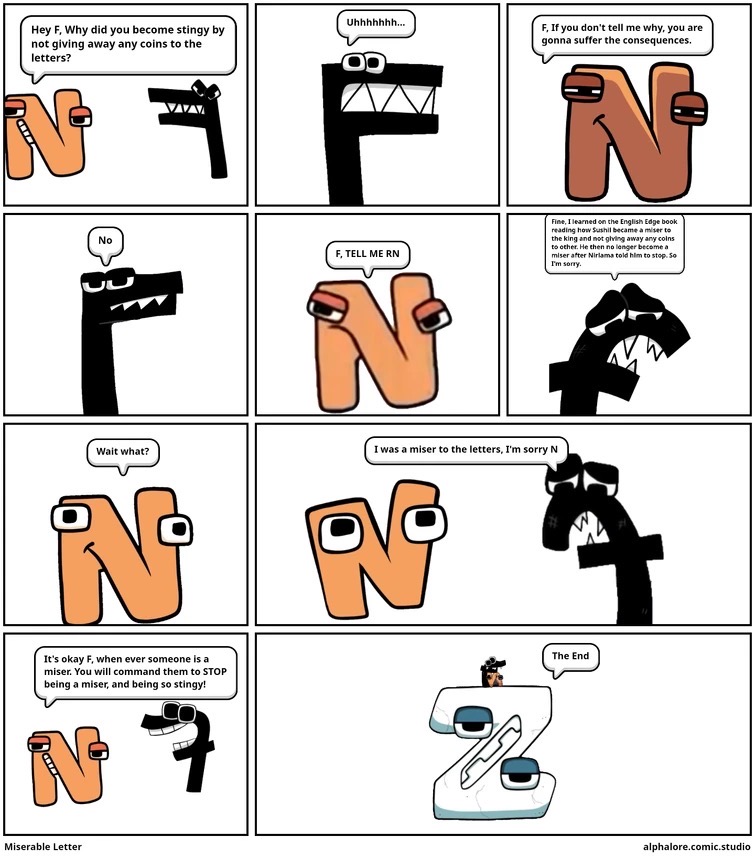 Alphabet lore comic (not comic studio) by AxelPurpleAxolotl on DeviantArt
