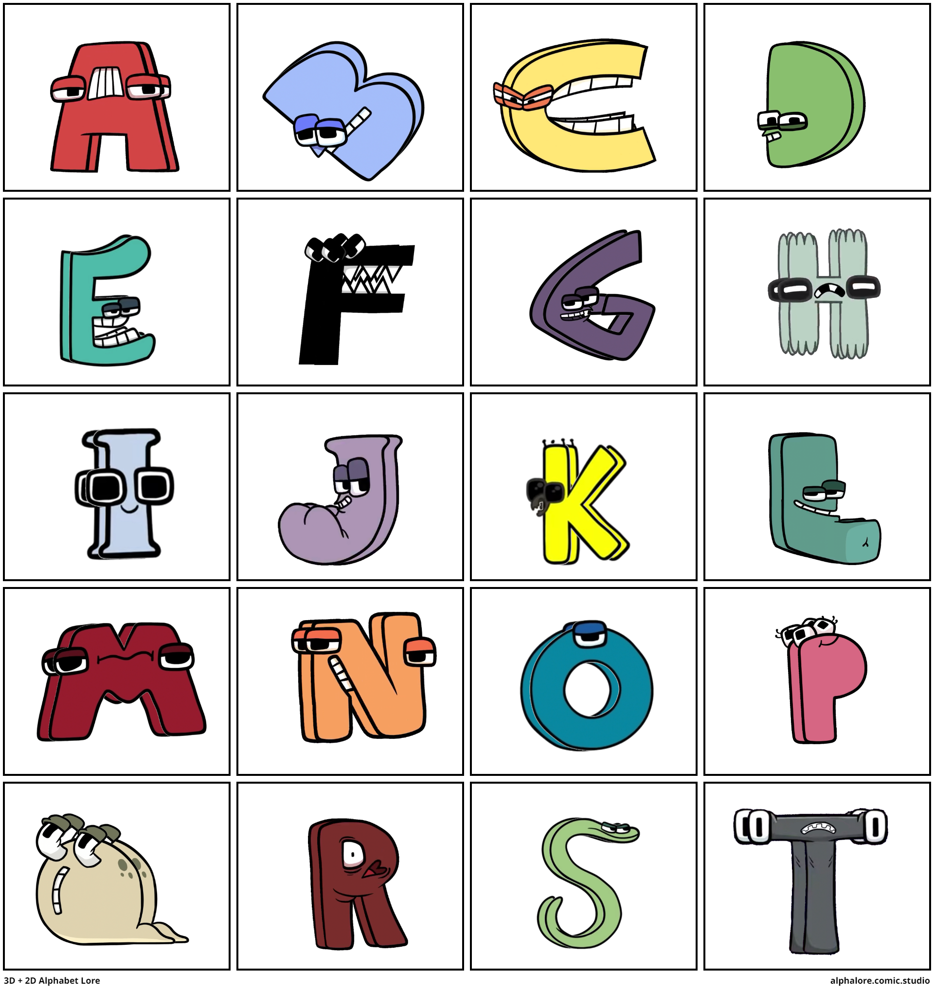 The Alphabet Lore Song on Comic Studio by Extranimals on DeviantArt