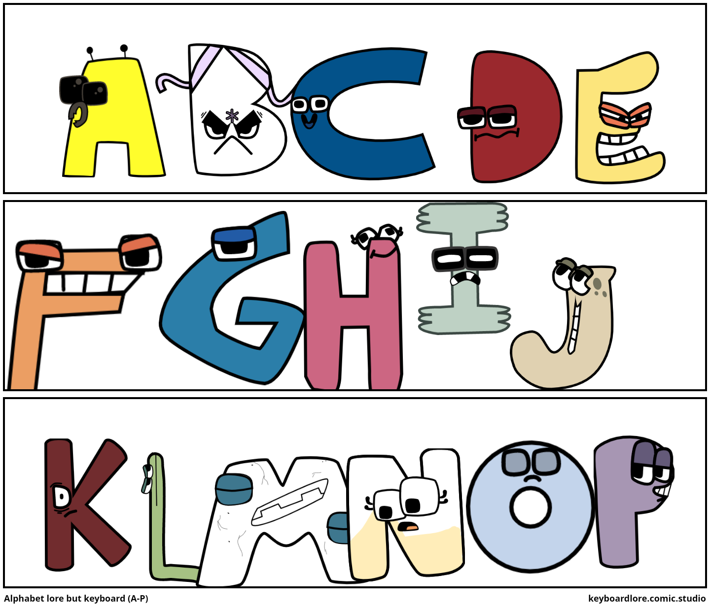 Comics tagged with alphabet lore - Comic Studio