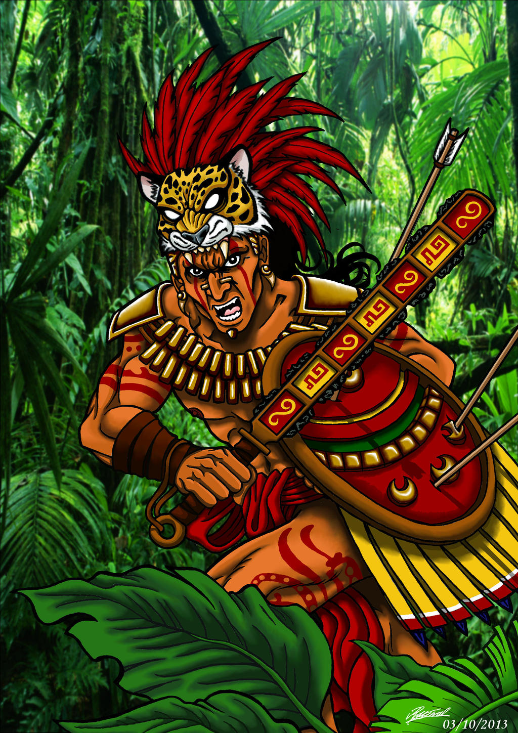 Jaguar Warrior by RaynalJacquemin on DeviantArt
