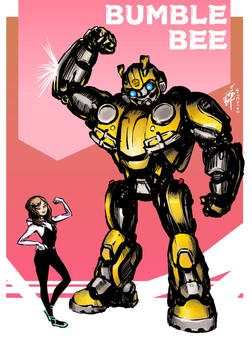 Bumblebee and Spider-Hailee