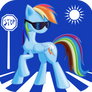 Rainbow 'Cool Shades' Dash