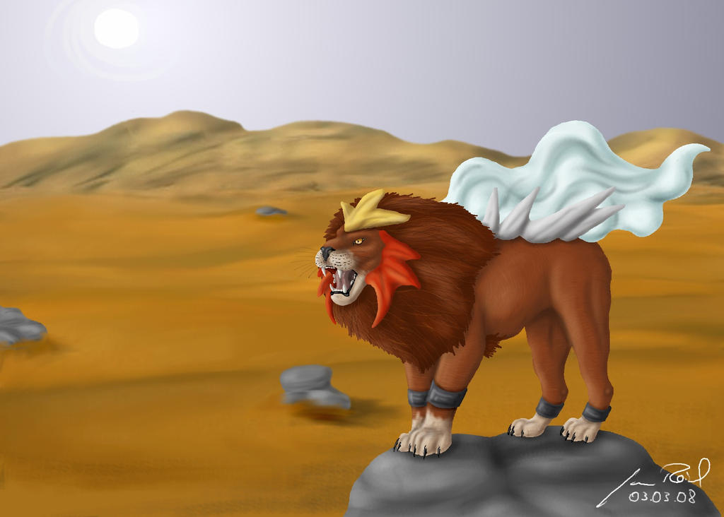 Entei by Caliga91 on DeviantArt