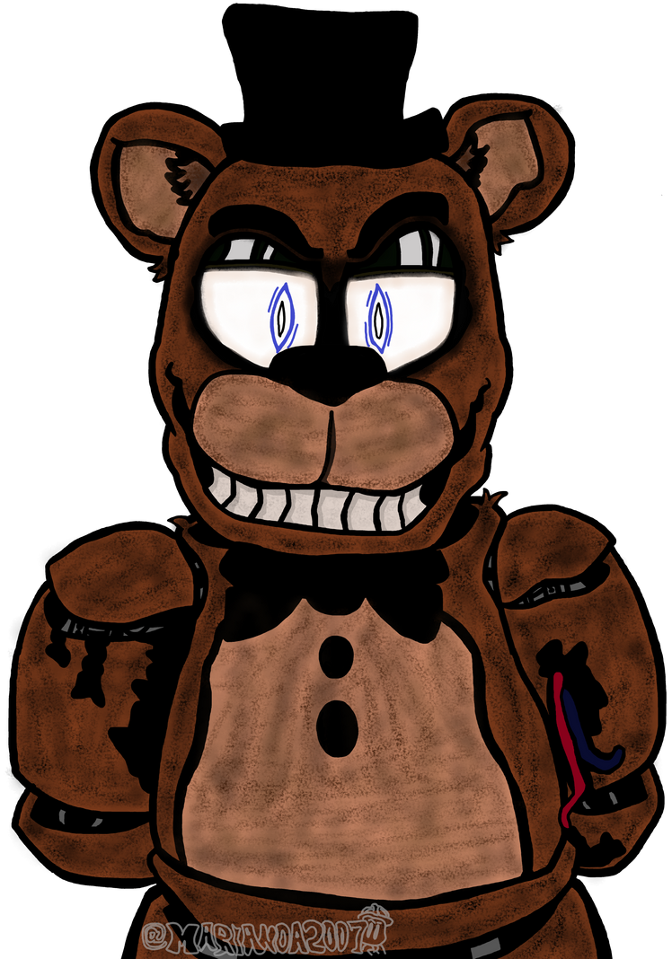My Withered Freddy Fanart for the @Rainb0we (artist) Contest Art 💛💙