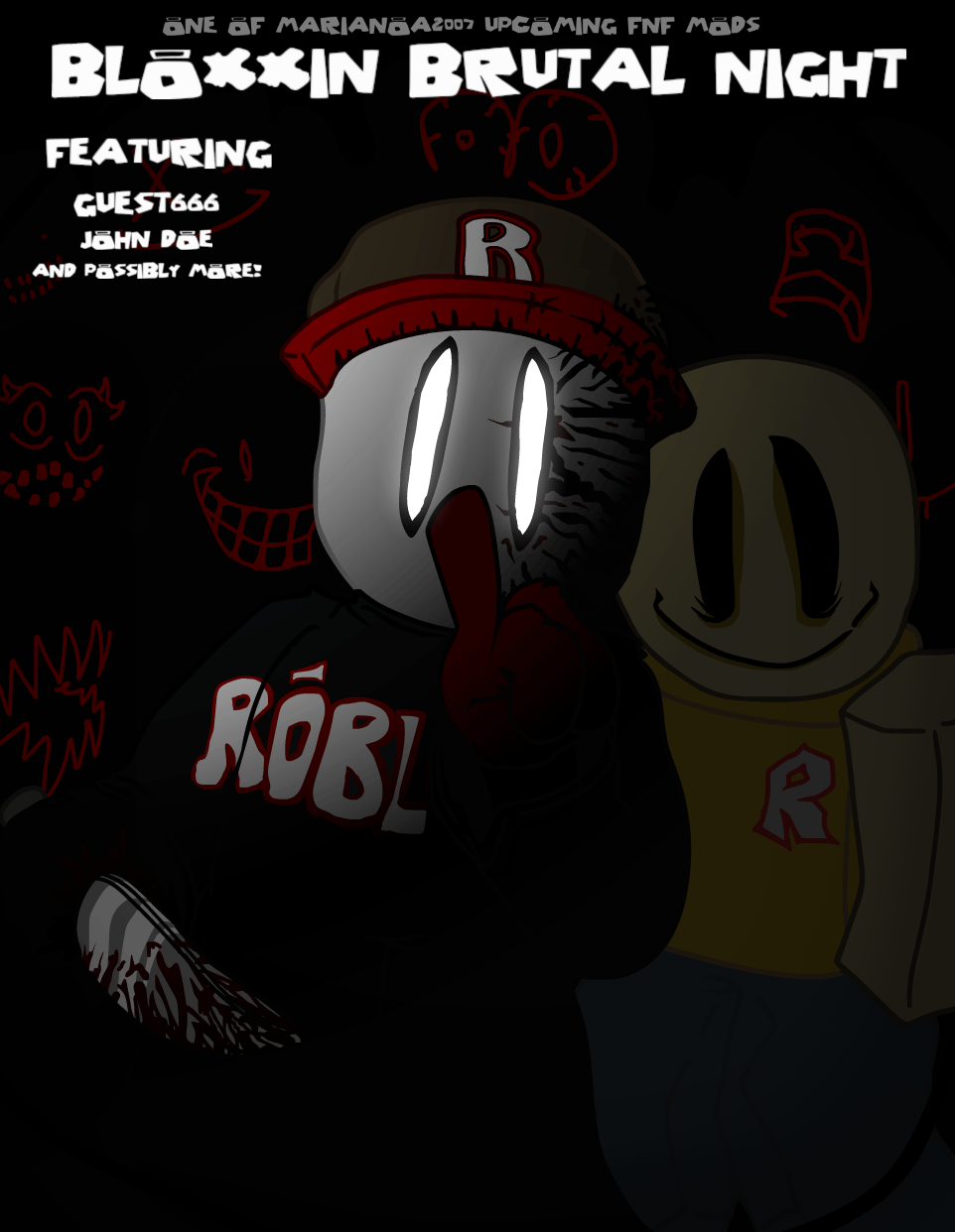 FNF vs Roblox: Friday Night Bloxxin' FNF mod jogo online, pc baixar