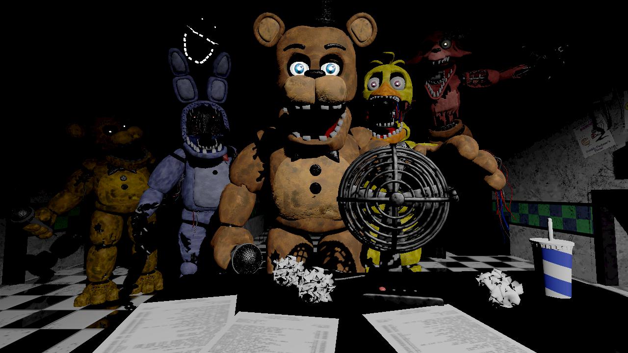 Where did withered animatronics come from in FNAF2, and is there a