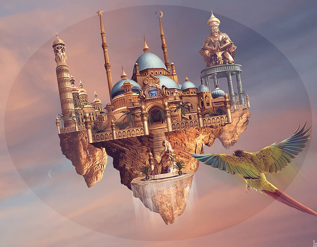 Flying City by Nikulina-Helena