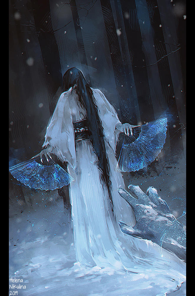 Yuki-onna II by Nikulina-Helena on DeviantArt