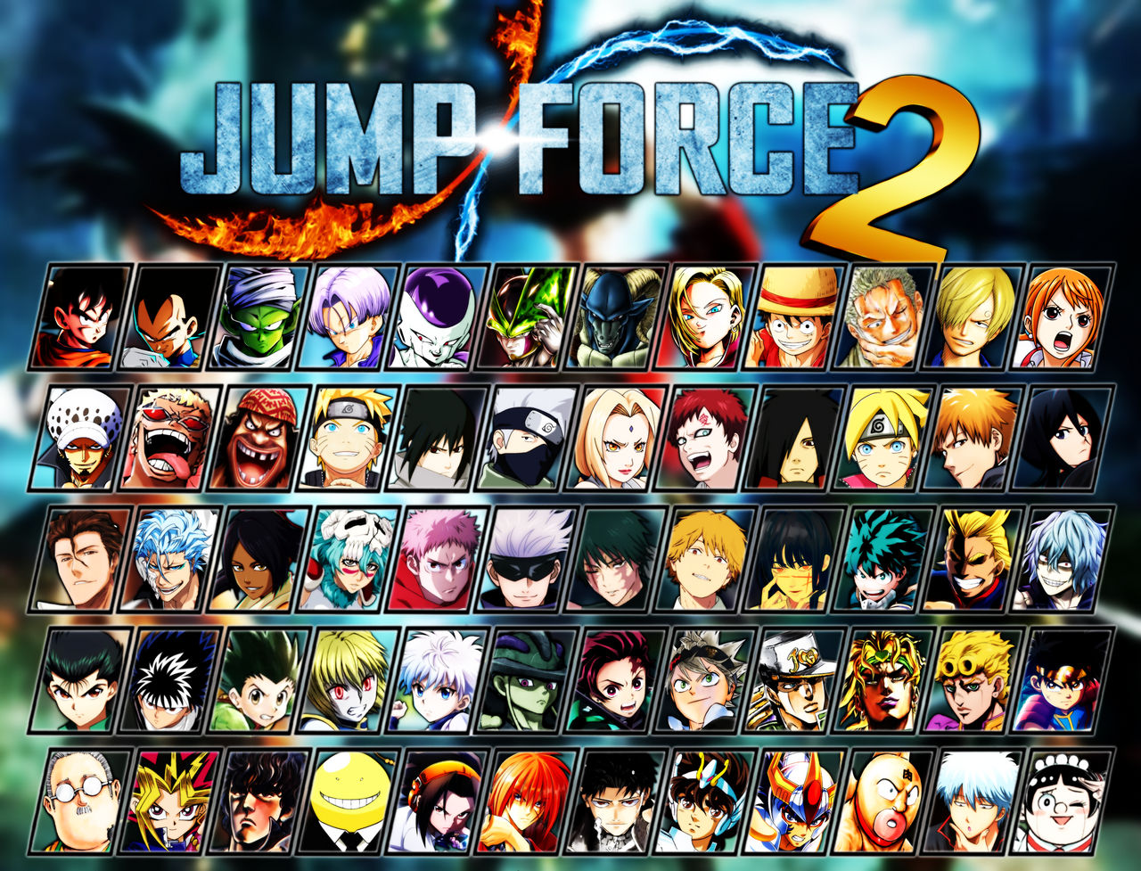 My (Personal) Jump Force 2 Roster by dukenothing on DeviantArt