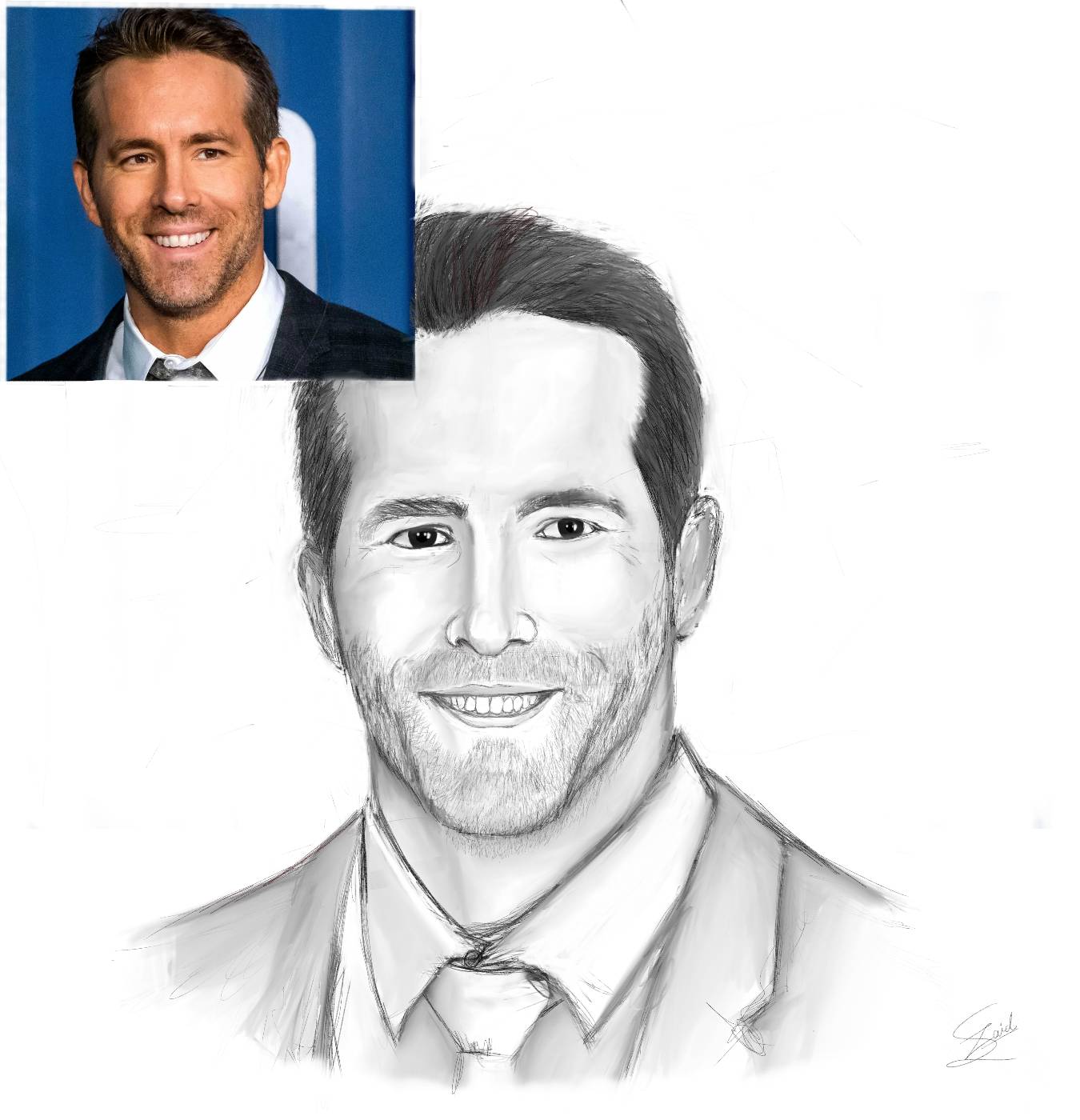 Ryan reynolds by zaidart07 on DeviantArt