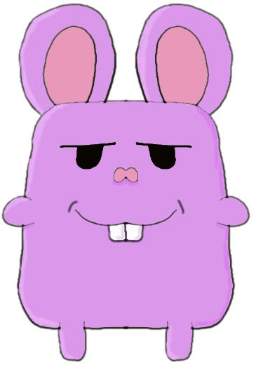 Larry the rabbit by chuckykillr on DeviantArt