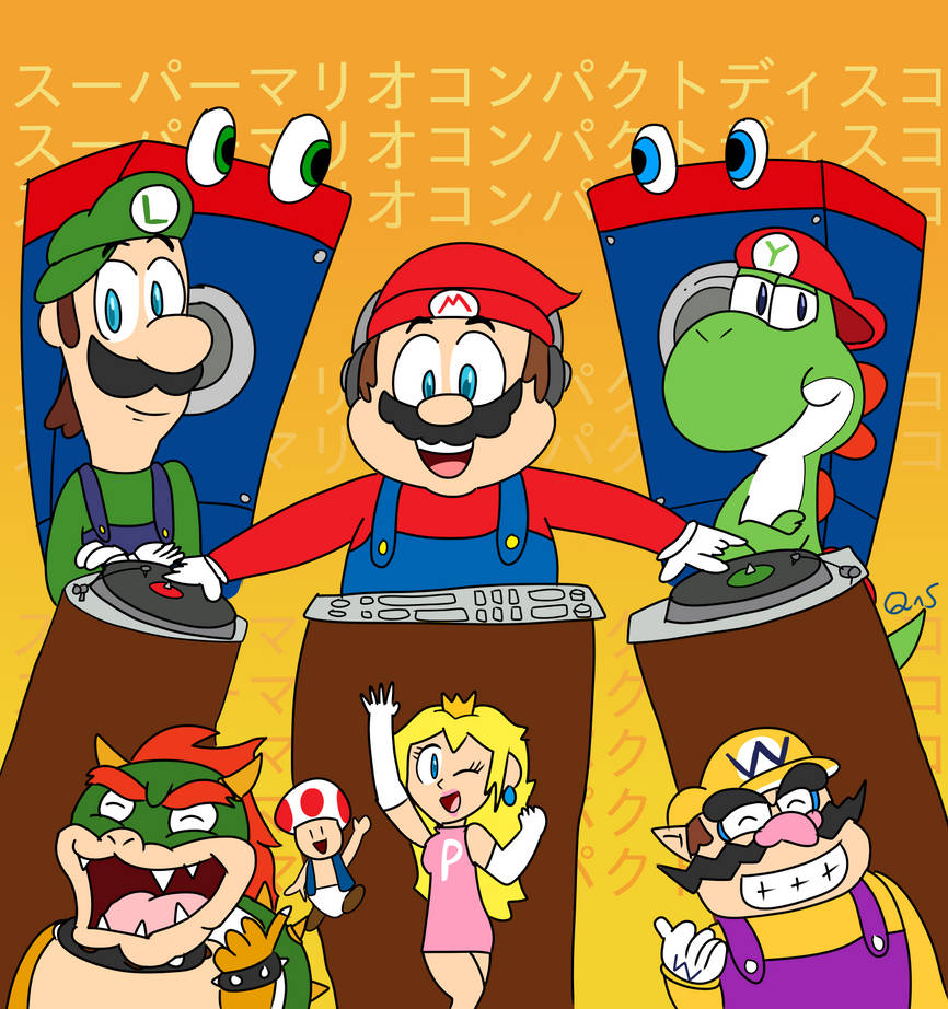 Super Mario Compact Disco by QuackNSnack on DeviantArt