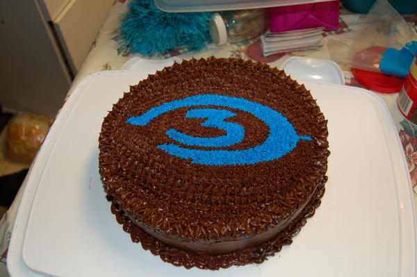 Halo cake by customcakes on DeviantArt