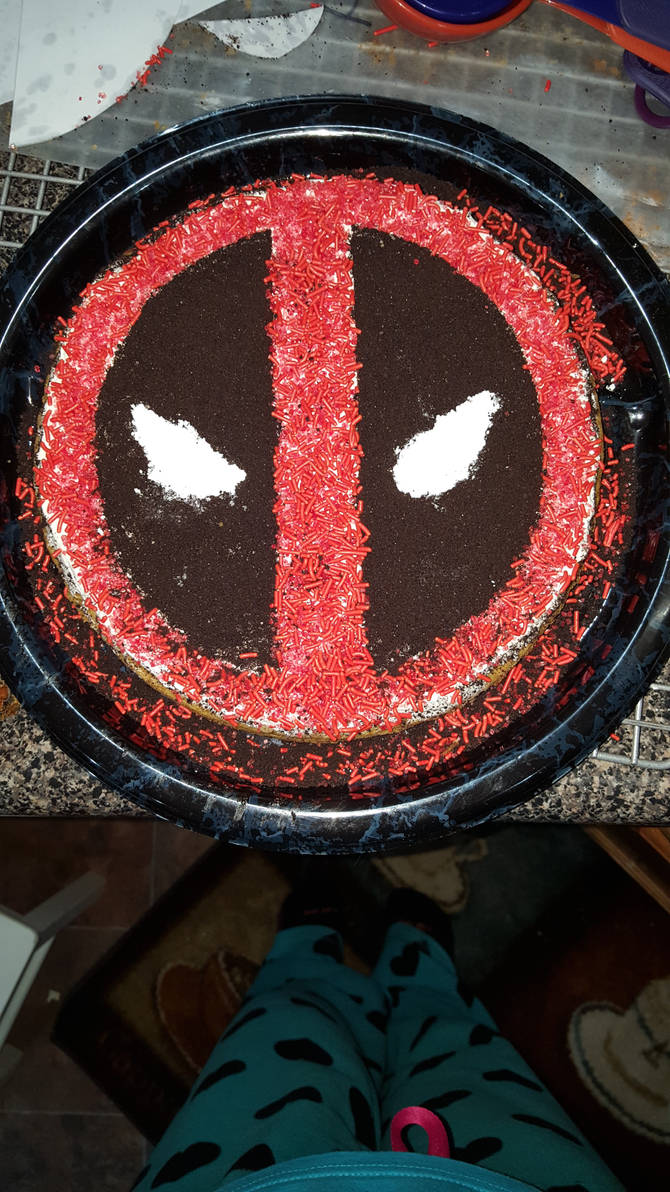 Deadpool Cookie by customcakes on DeviantArt